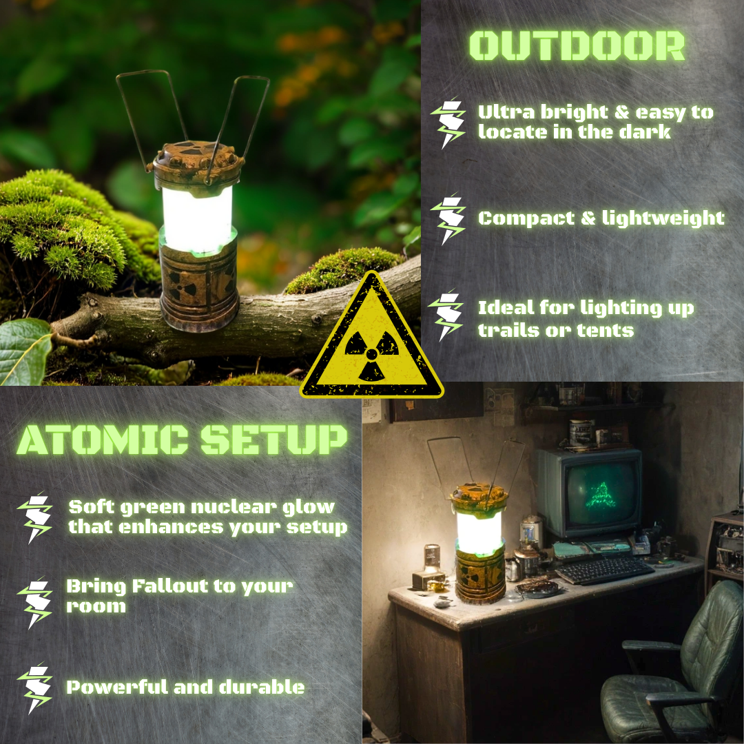 Nuclear Reactor Flashlight – Fallout Wasteland Vibes &amp; Outdoor Ready